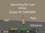 Adrianna's group... ;-; Yea Rite