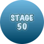 Reach Stage 50! Roblox badge thumbnail