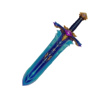 Glowing Azure Blade