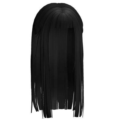 Hime Black Long Straight Hair w/ Bangs