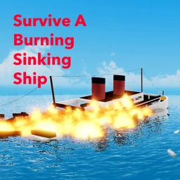 Survive A Burning Sinking Ship! icon