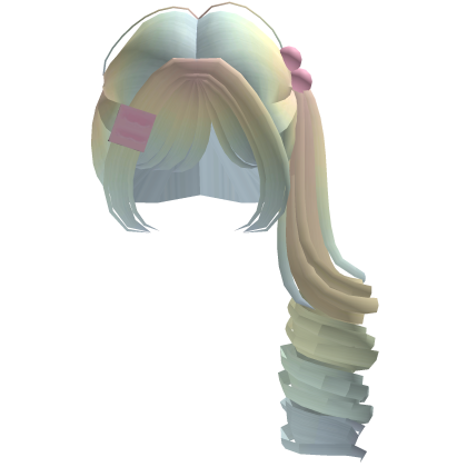 ♡ : curly unicorn rainbow hair kawaii Roblox item