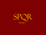 [TRE]--Provinces of Rome