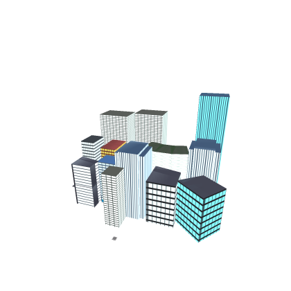 Parking lot with buildings (Bloxstrap recomended)