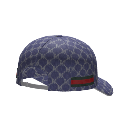 Backward Lavender MA Monogram Designer Cap