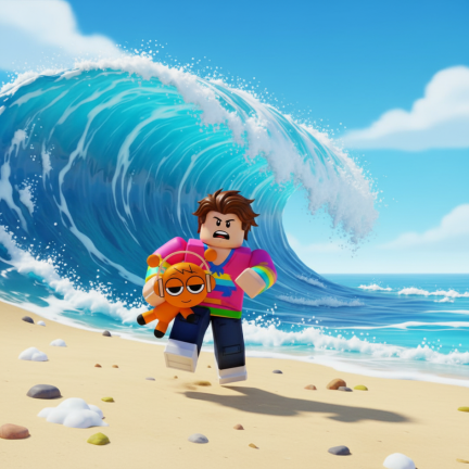 Escape Tsunami For Sprunky!!! screenshot 1