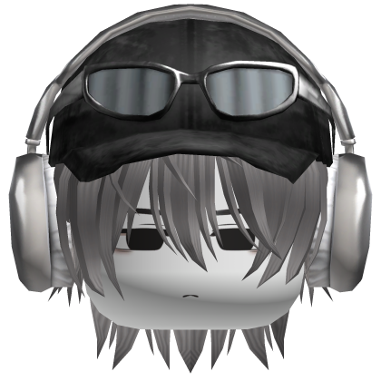 y2k cute boy w cap + headphones 