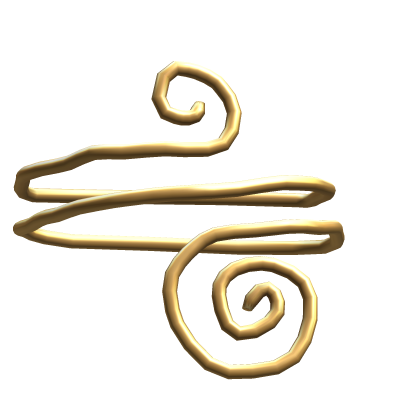 Swirl Arm Band Bracelet Gold Metal 3.0
