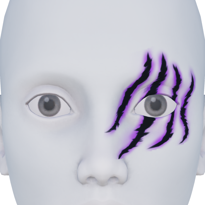 Purple Neon Void Scar
