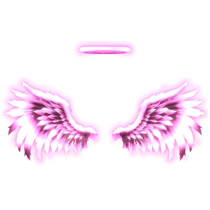 [GLOWING] Pink Angel Wings