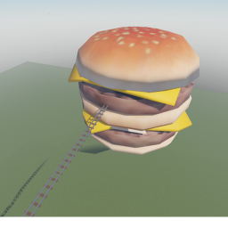 Cart Ride To Hamburger!