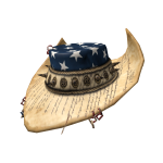 Mourningshade Outlaw Hat (Patriotic Constitution)