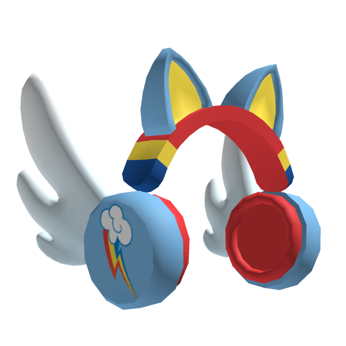 MLP Rainbow Dash Headphones