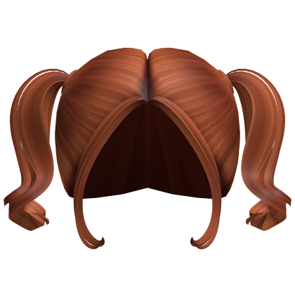 -',ৎ Curly Summer Preppy Pigtails in Ginger