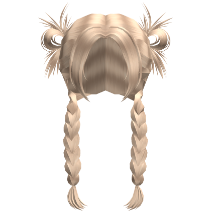 Punk Style Dual Braids Spikey Y2K Blonde Roblox item