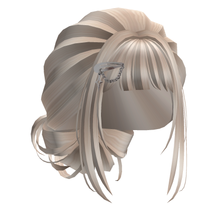 💫Blonde Cute Messy Bun w Bangs & Y2K Clip💫 Roblox item
