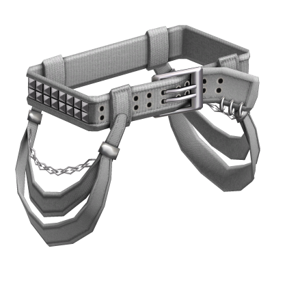 Y2K Punk Grunge Emo White Streetwear Waist Straps