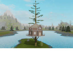Aesthetic tree house surrounded with trees!!!