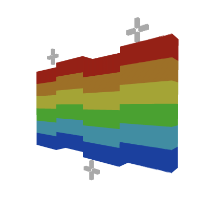 Cauda de arco-íris Glitch Nyan Cat Roblox item