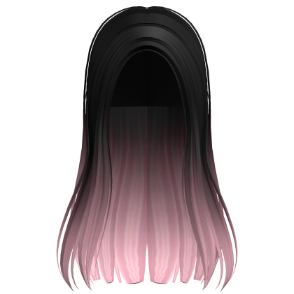 Long Aesthetic Popular Hair (Black Pink) Roblox item