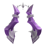 Large Purple Furry Genesis Horns