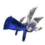 Blue Sparkling Valk Helmet