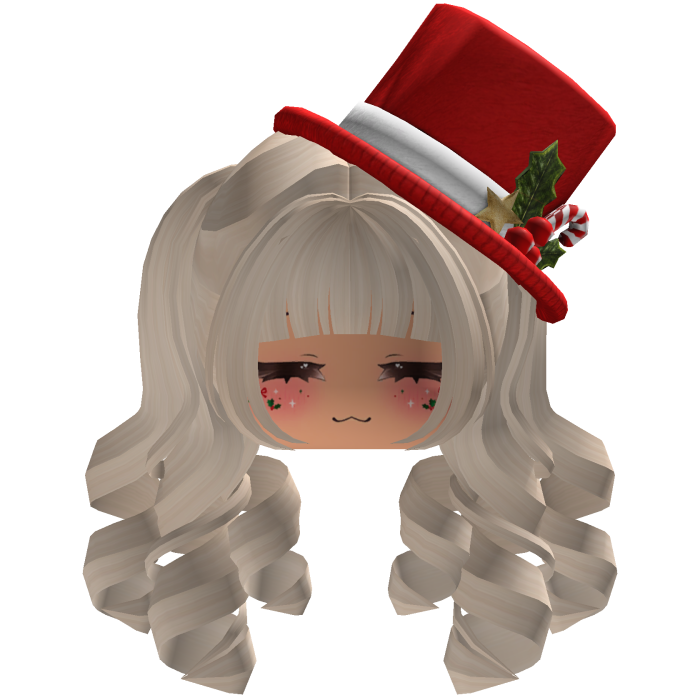 fluffy Christmas hair beret (Blonde)