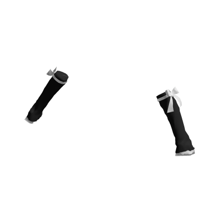 Bowed Arm Warmers in Black