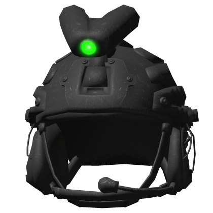 [Emissive] Black Military Helmet Kit