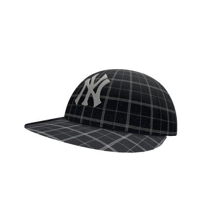 Blue Plaid Cap