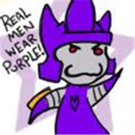 real men wear purple