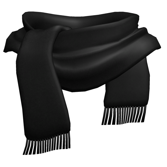 High Fashion Cosy Black Scarf