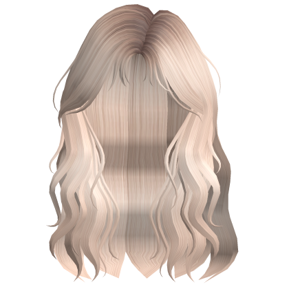 Messy Y2k Grunge Hair in Platinum Roblox item