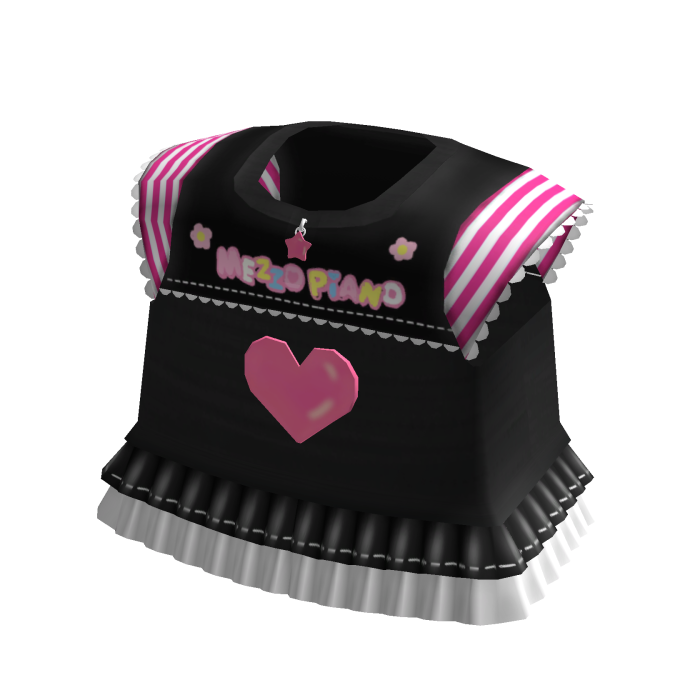 Cute Kawaii Mezzo Piano Black Dress