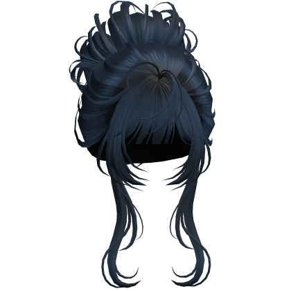 Messy Elegant Anime Bun Platnium