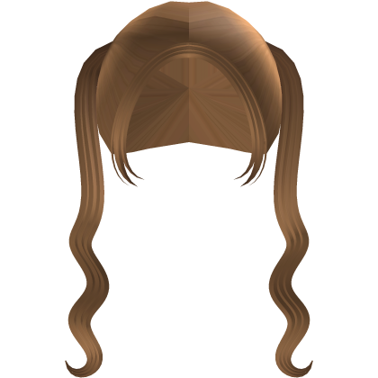 long cutesy wavy pigtails in caramel blonde Roblox item