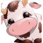 Cute cow team