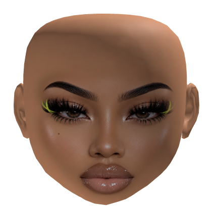 DE | BADDIE MESH HEAD MAKE UP GREEN EYES