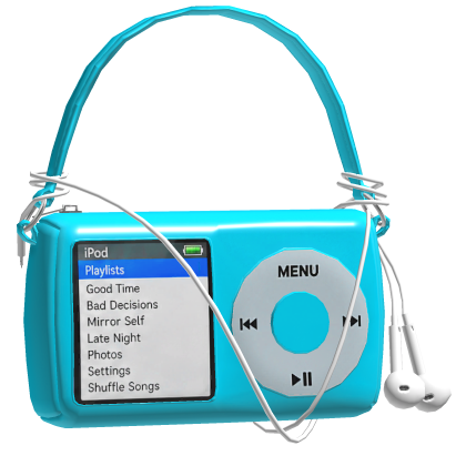 Cyan MP3 Shoulder Bag