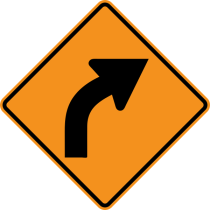 Slight Right Sign Roblox decal