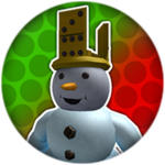 Domino Crown Snowman