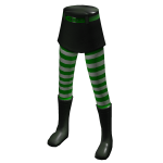 Green Elf Socks and Skirt