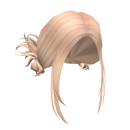 Roblox hair preview for Y2K Messy Buns in Blonde