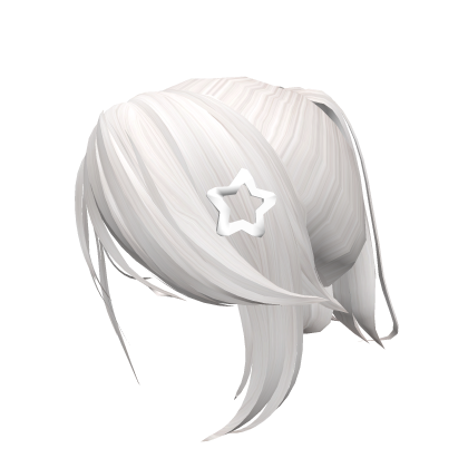 Cute White Hair Roblox item