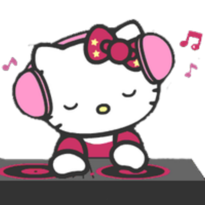 Hello kitty the DJ Roblox decal