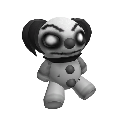 Black& White Scary Clown Plush