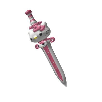 Cute pink Hello Kitty sword Roblox item