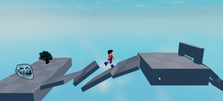 Be chased by random stuff in an obby but it's 2D screenshot 3