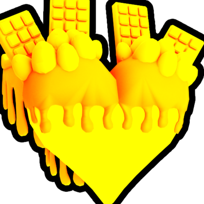 Gold Chocolate Heart