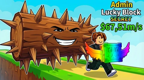 Anti Hit, Godmode, TP to Lucky Block, TP to Base, Speedhack - Escape Logs For Lucky Blocks script preview